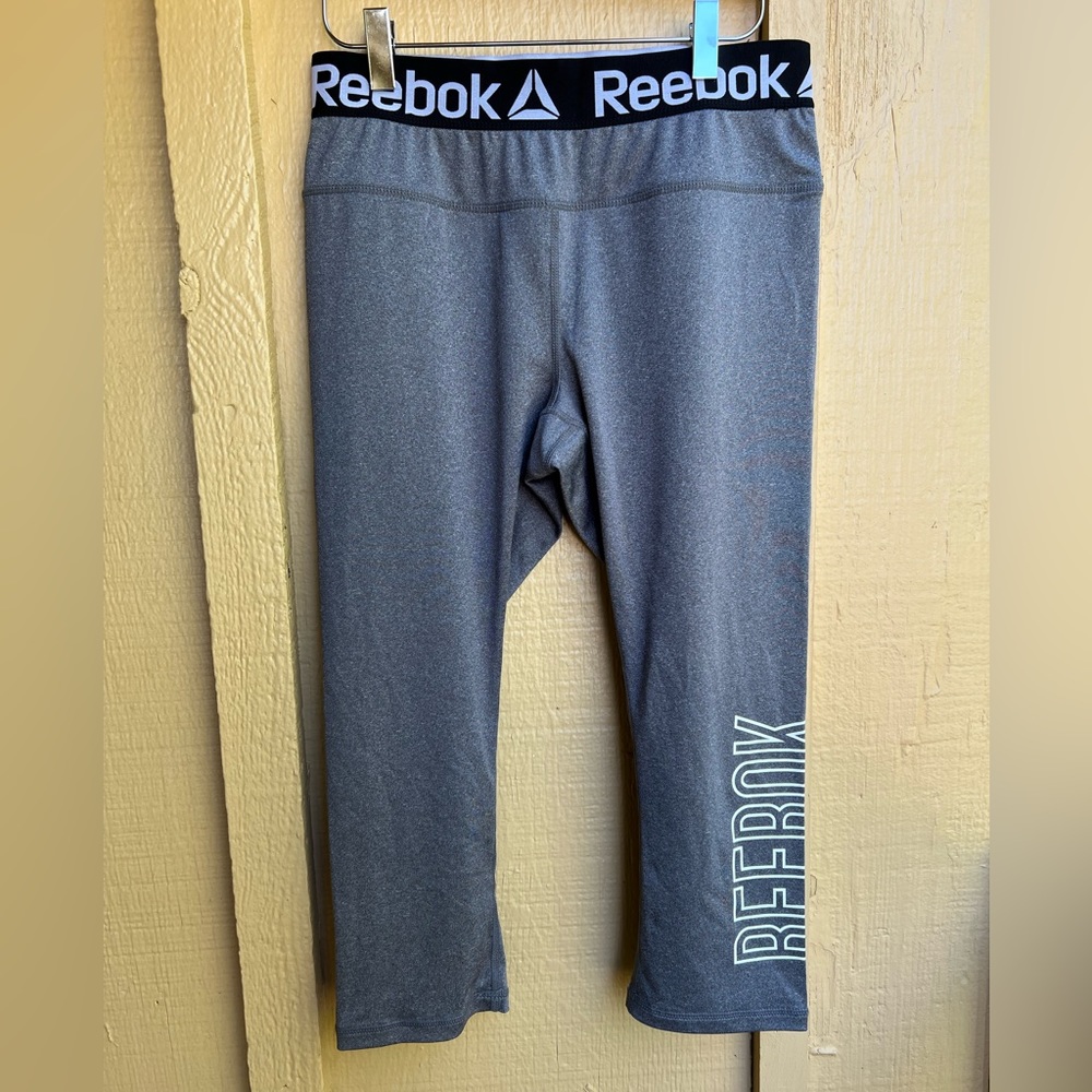 Gray Reebok Capri Leggings size M